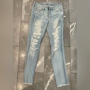 American Eagle 360 degree super stretch denim jeans